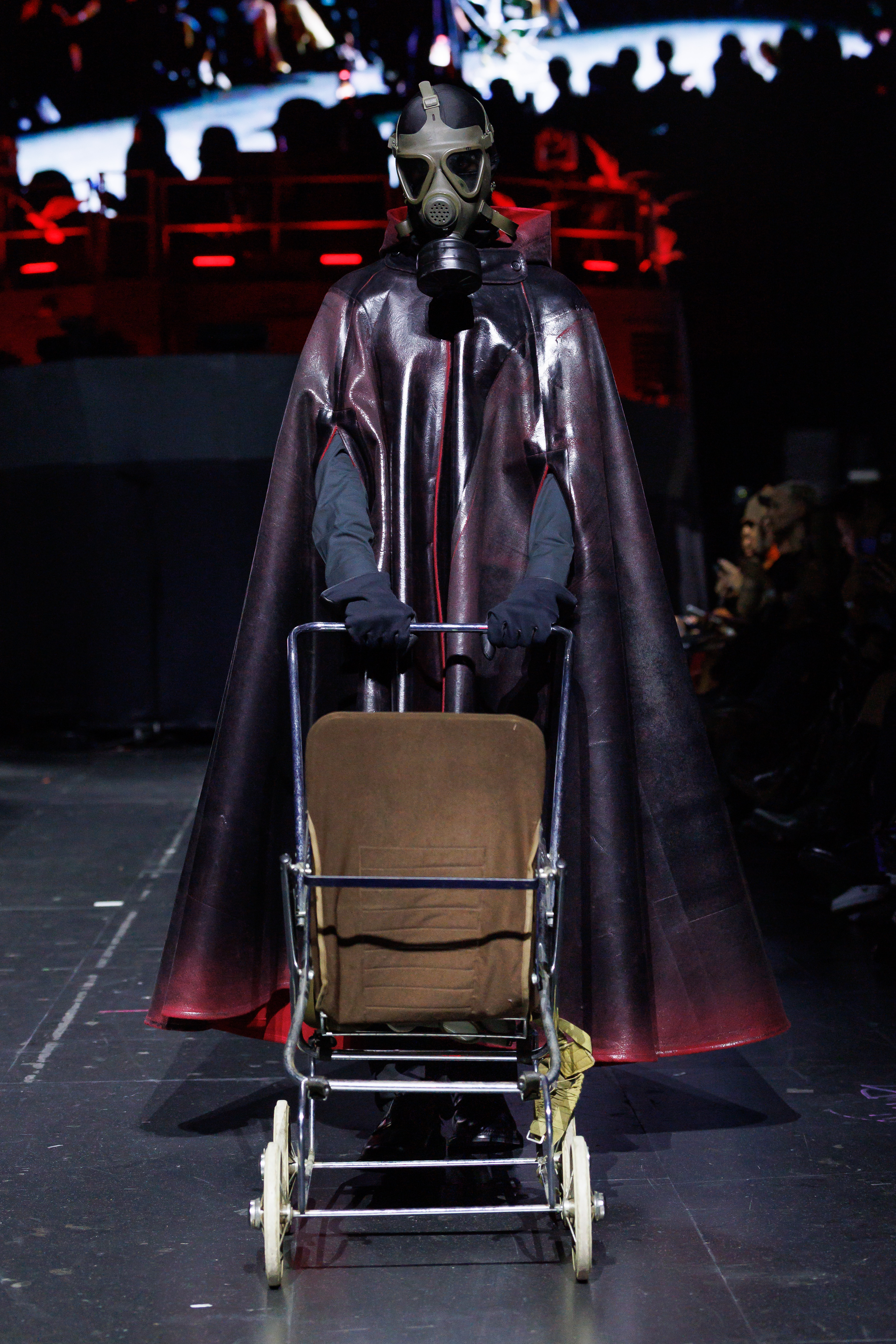 AWGE Turns the Warship Into a Daring Runway for Spring Summer 2027 Vanity Teen A$AP Rocky's AWGE / Anti-War Global Economics brings military codes, concert dressing, luxury and streetwear together for a collection that stays deliberately caught between seriousness and spectacle.