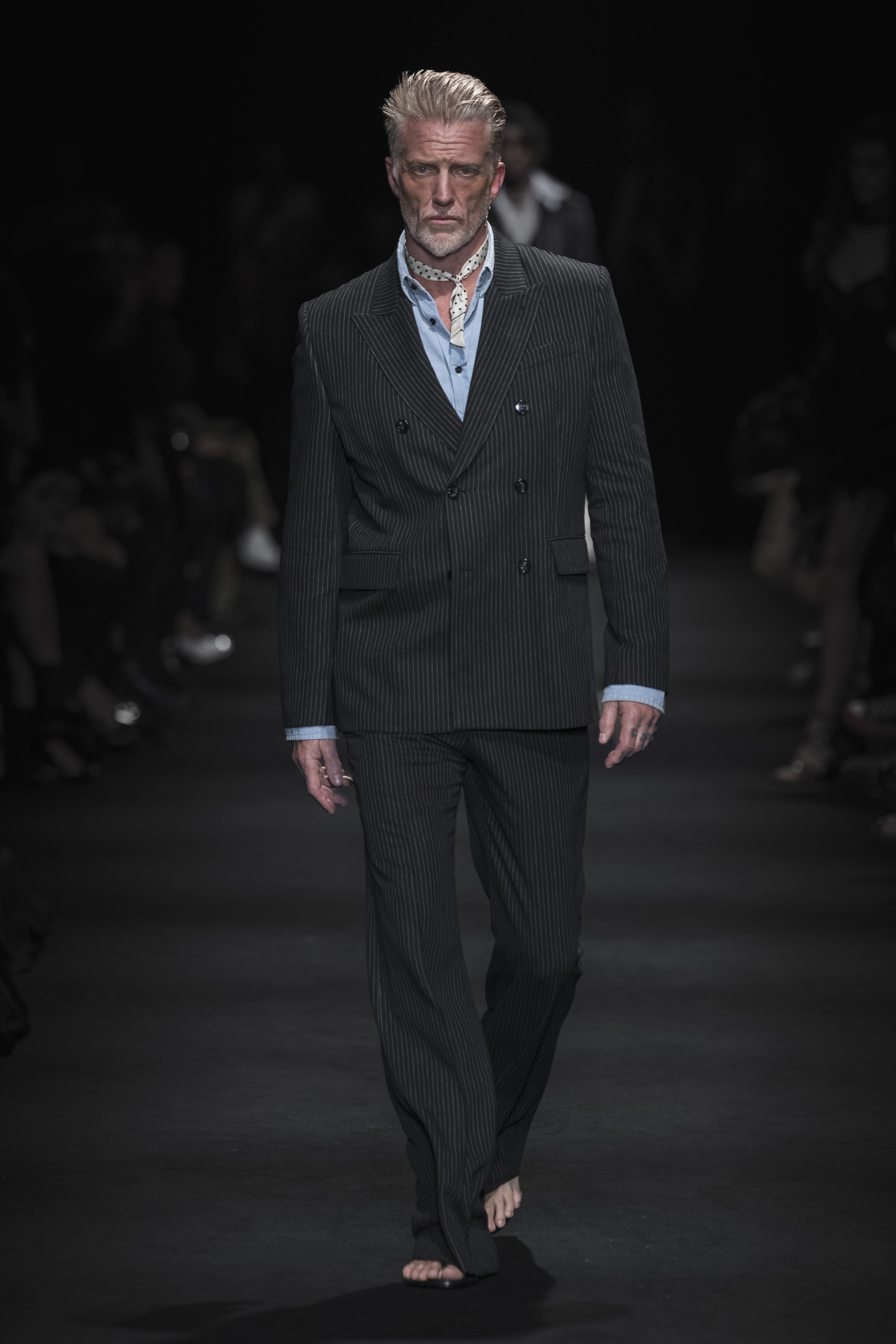 Ann Demeulemeester SS27 Was Born from the Dust of the Desert Vanity Teen Model on the runway at the Ann Demeulemeester fashion show in Paris, Spring Summer 2027 Ready To Wear Fashion Week