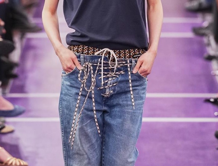 PFW Summary: The Details That Caught My Eye Vanity Teen MIU MIU X WRANGLER SS27 - PFW